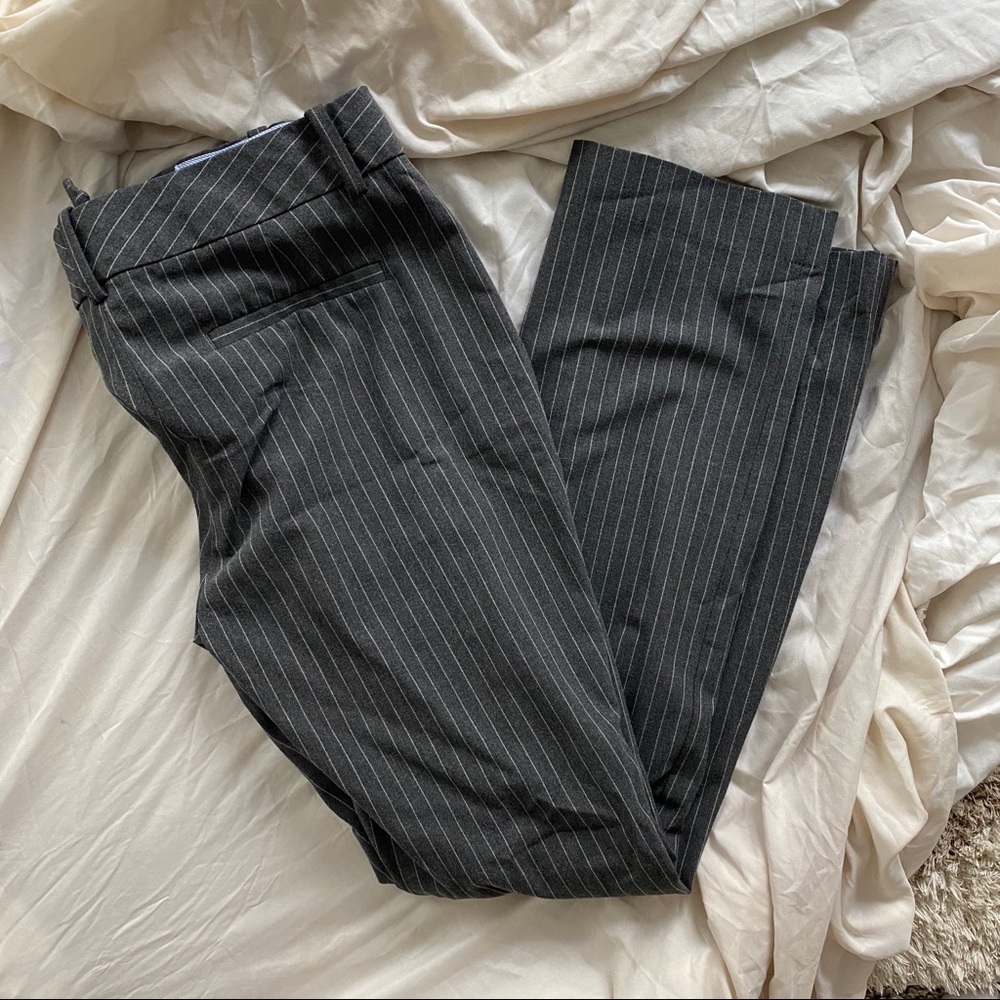 Lands’ End Wide Leg Mid-Rise Dress Pants
